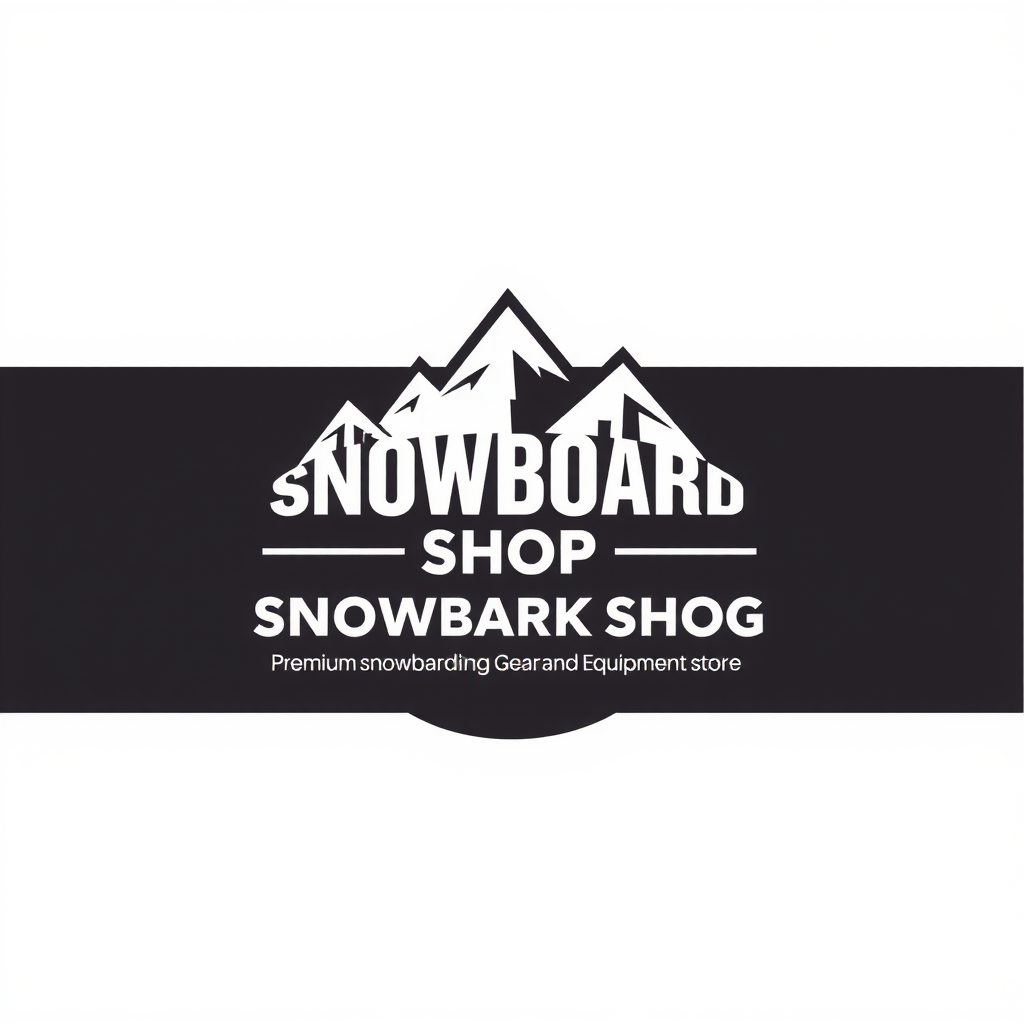 Snowboard Shop - Premium snowboarding gear and equipment store logo